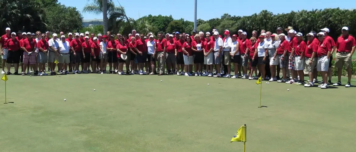 Club members at the annual golf outing